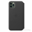 Apple iPhone 11 Pro Max fekete kinyitható bőrtok thumbnail