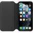 Apple iPhone 11 Pro Max fekete kinyitható bőrtok thumbnail