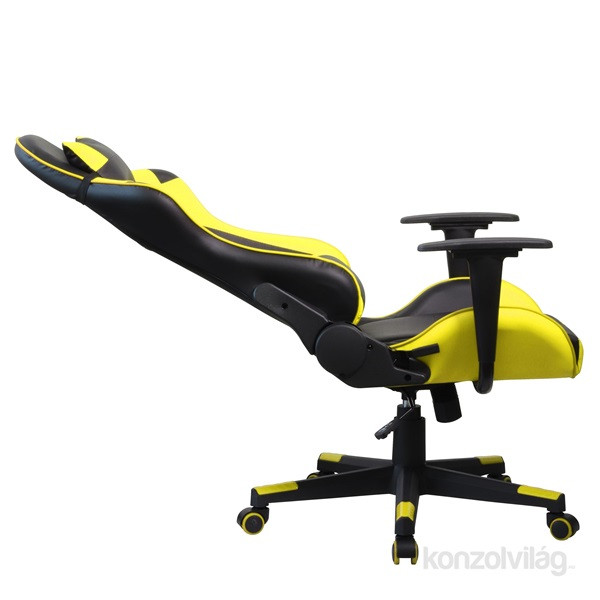 Iris GCH201BC Fekete /Citromsárga Gamer szék PC