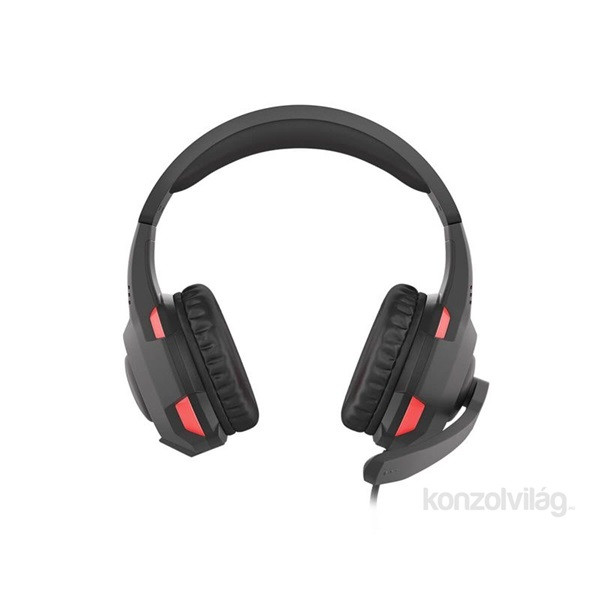 Genesis Radon 200 7.1-es fekete-piros USB mikrofonos gamer fejhallgató PC