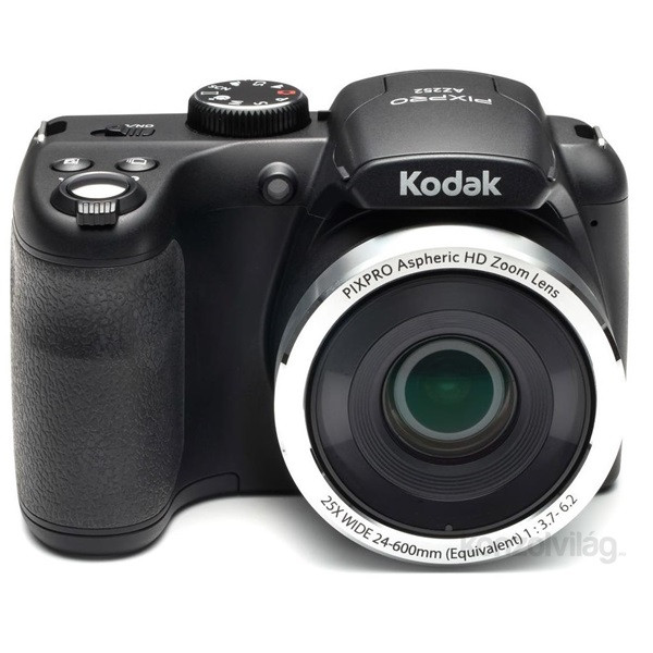 Kodak Pixpro AZ252 fekete digitális fényképezőgép Fényképezőgépek, kamerák