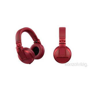 Pioneer DJ HDJ-X5BT-R Bluetooth piros fejhallgató headset PC