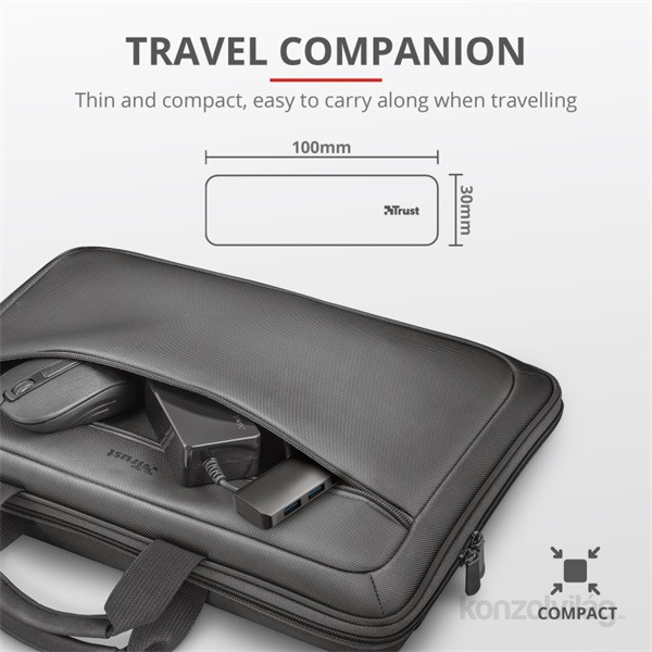 Trust Halyx Aluminium 4-Port USB3.2 Hub PC