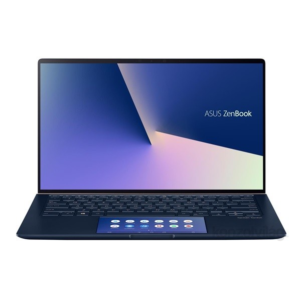 ASUS ZenBook UX434FLC-A5214T 14" FHD/Intel Core i7-10510U/8GB/512GB/MX250 2GB/Win10/kék laptop PC