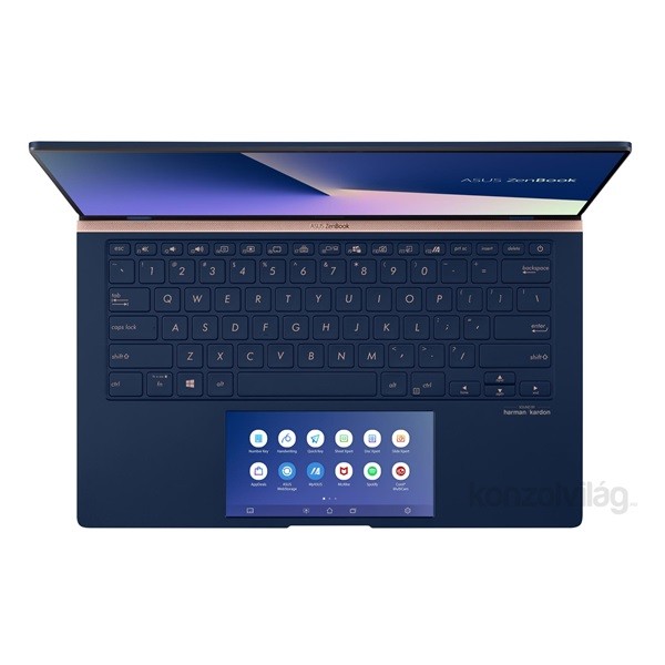 ASUS ZenBook UX434FLC-A5214T 14" FHD/Intel Core i7-10510U/8GB/512GB/MX250 2GB/Win10/kék laptop PC