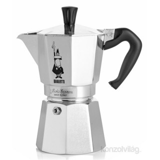 Bialetti Moka Express inox 2 személyes kotyogós kávéfőző Otthon