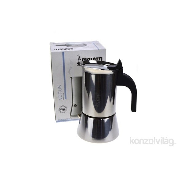 Bialetti Venus inox 2 személyes indukciós kotyogós kávéfőző Otthon