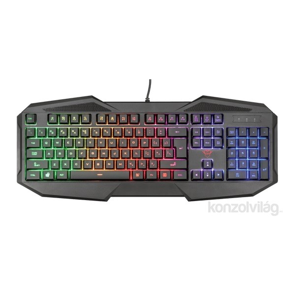 Trust GXT 1180RW Gaming Bundle 4 in 1 (billentyűzet, egér, fejhallgató, egérpad) PC