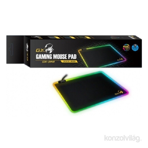 Genius GX-Pad 300S RGB egérpad - Fekete PC