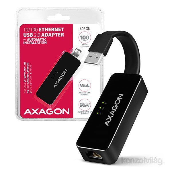NET-PCI AXAGON ADE-XR 10/100 Ethernet USB2.0 Adapter PC