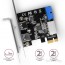 RAID AXAGON PCEU-232VL SuperSpeed USB 2+2 Port PCI-Express Card thumbnail
