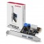 RAID AXAGON PCEU-232VL SuperSpeed USB 2+2 Port PCI-Express Card thumbnail