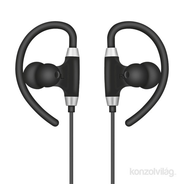 Trust 23345 fejhallgató és headset Fülre akasztható, Nyakpánt Fekete, Szürke Bluetooth PC