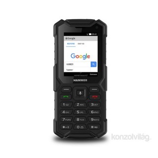 myPhone HAMMER 5 Smart 2,8" LTE Dual SIM fekete csepp-, por- és ütésálló mobiltelefon Mobil
