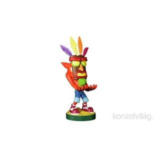 Crash Bandicoot Aku-Aku Cable Guy telefon/kontroller tartó figura Ajándéktárgyak