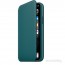 Apple iPhone 11 Pro Folio Peacock (pávakék) bőr tok thumbnail