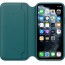 Apple iPhone 11 Pro Folio Peacock (pávakék) bőr tok thumbnail