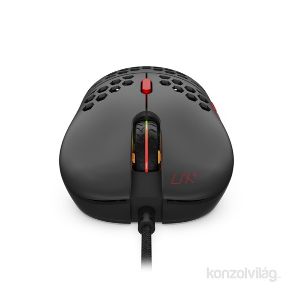 SPC Gear LIX Plus fekete gamer egér PC