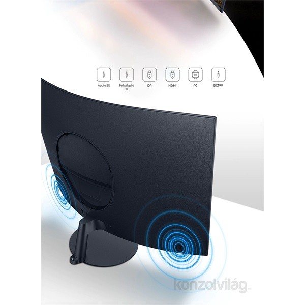 Samsung C24T550FDU [23.6",VA, Ívelt] PC