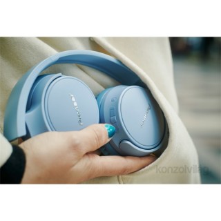 Pioneer SE-S3BT-L Bluetooth kék fejhallgató PC