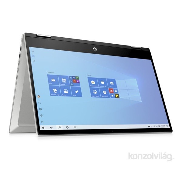 HP Pavilion x360 14-dw0008nh 14"FHD/Intel Core i5-1035G1/8GB/512GB/Int. VGA/Win10/ezüst laptop PC