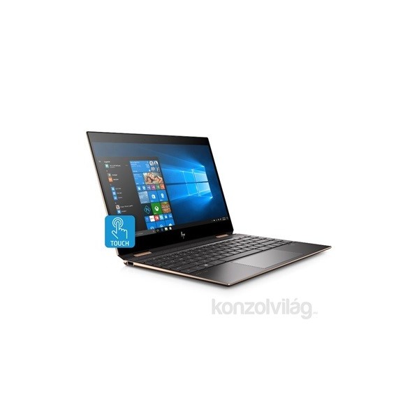 HP Spectre x360 13-aw0010nh 13,3"UHD/Intel Core i7-1065G7/16GB/512GB/Int. VGA/Win10/fekete laptop PC