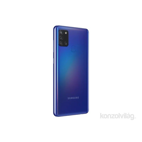Samsung SM-A217F/DS Galaxy A21s 6,5" LTE 3/32GB DualSIM kék okostelefon Mobil