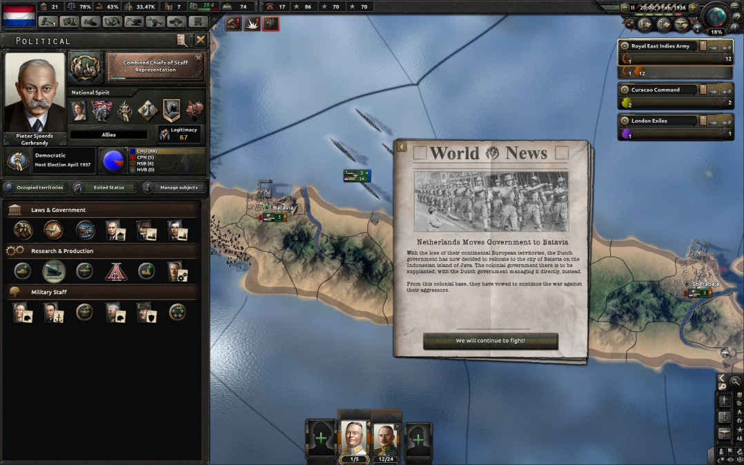 Hearts of Iron IV: Man the Guns (PC) Letölthető PC