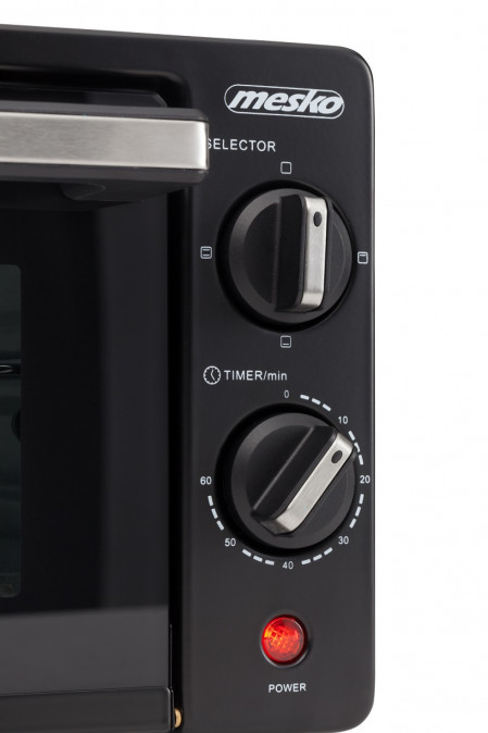 Mesko MS 6013 elektromos sütő, 9 L kapacitás, 1000 W teljesítmény Otthon