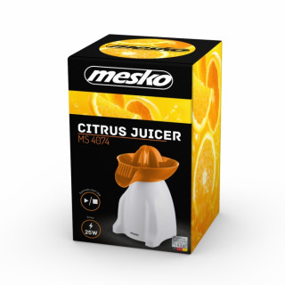 MESKO MS4074 Citrusprés, 25W, Fehér-Narancs Otthon