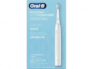 Oral-B Pulsonic Slim Clean 2000 fehér elektromos fogkefe Otthon
