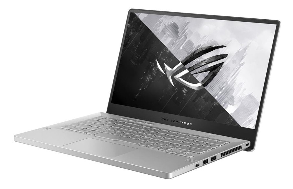 ASUS ROG Zephyrus GA401QM-HZ161T 14" FHD/AMD Ryzen R9-5900HS/16GB/1TB/RTX 3060 6GB/Win10/fehér laptop PC
