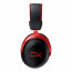 HyperX Cloud II - Wireless Gaming fejhallgató (Fekete-Piros) (HHSC2X-BA-RD/G) thumbnail