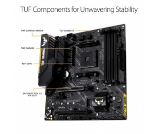 ASUS TUF B450M-PLUS GAMING AMD B450 SocketAM4 mATX alaplap PC