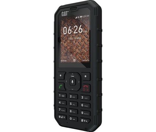 CAT B35 2,4" Dual SIM fekete csepp-, por- és ütésálló mobiltelefon Mobil