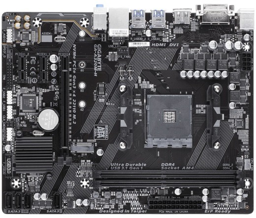 GIGABYTE GA-A320M-H (AM4) PC