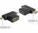 DeLock Adapter HDMI-A female > HDMI-C + HDMI-D male thumbnail