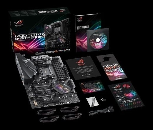 ASUS ROG STRIX B450-F GAMING AMD B450 SocketAM4 ATX alaplap PC