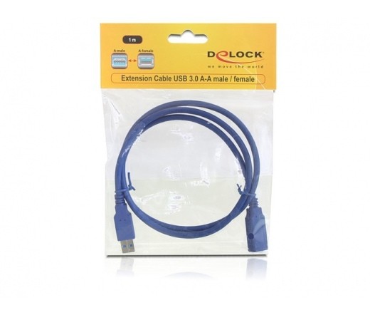 Delock USB 3.0 A apa > USB 3.0 anya 1m PC
