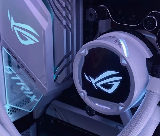 ASUS ROG STRIX LC 240 RGB White Edition Vízhűtéses Processzorhűtő PC
