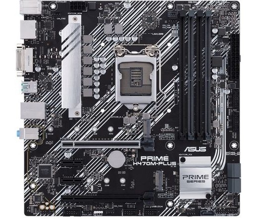 ASUS PRIME H470M-PLUS Intel H470 LGA1200 mATX alaplap PC