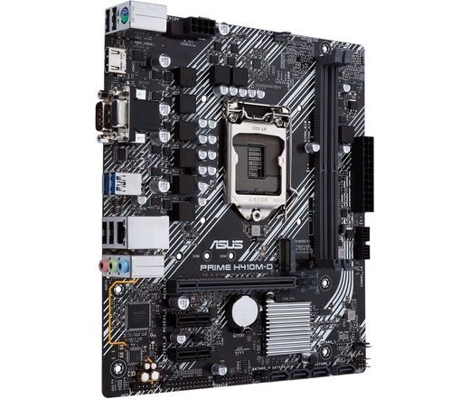 ASUS PRIME H410M-D Intel H410 LGA1200 mATX alaplap PC