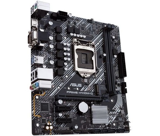 ASUS PRIME H410M-D Intel H410 LGA1200 mATX alaplap PC