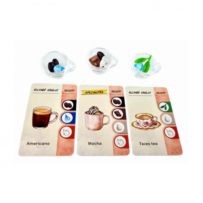 Coffee Rush társasjáték Játék