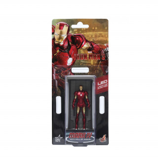 Hot Toys Marvel Miniature: Iron Man 3 (Mark 4 with Hall of Armor) Figura Játék