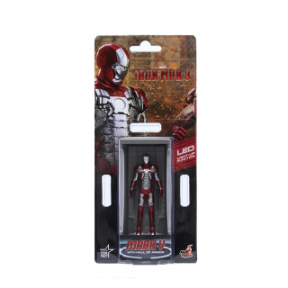 Hot Toys Marvel Miniature: Iron Man 3 (Mark 5 with Hall of Armor) Figura Játék