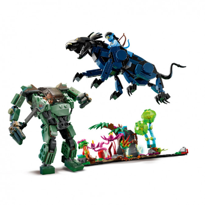 LEGO® Avatar - Neytiri és Thanator az AMP Suit-os Quaritch ellen (75571) Játék
