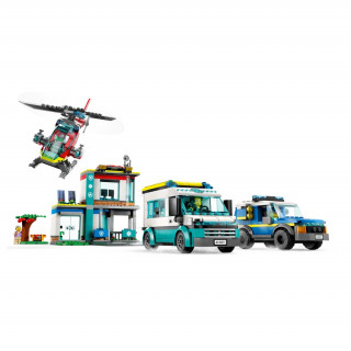 LEGO City Mentő járművek központja (60371) Játék