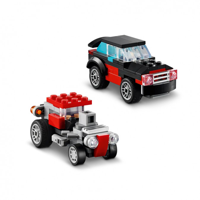 LEGO Creator Platós teherautó és helikopter (31146) Játék