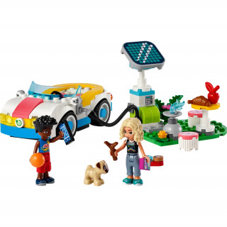 LEGO Friends Elektromos autó és töltőállomás (42609) Játék